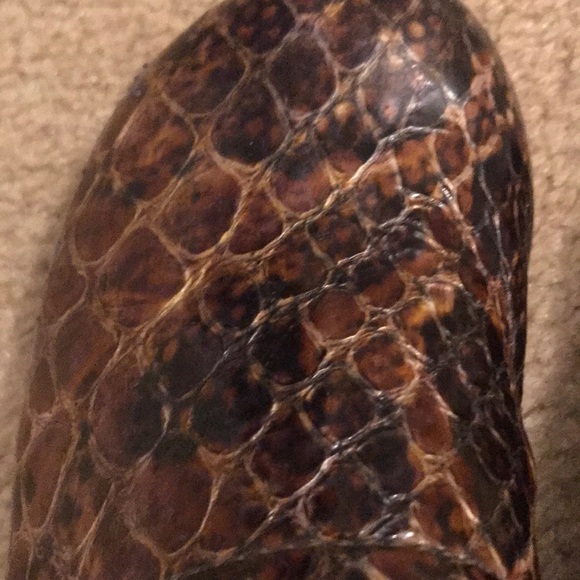 Sanita Clogs (Brown snakeskin) - Picture 3 of 5